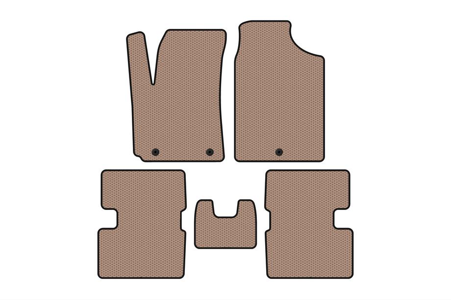 Kia Picanto 2016– Gummimåtter Carsuit (HB, beige) Image