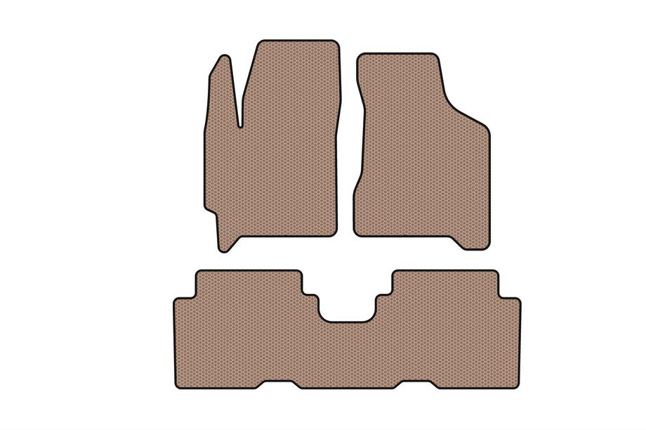 Kia Carens 1999–2012 Gummimåtter Carsuit (Beige) Image