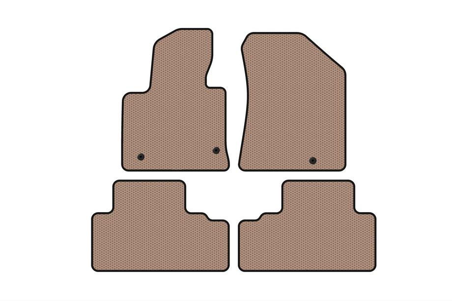 Kia Carens 2012– Gummimåtter Carsuit (Beige) Image