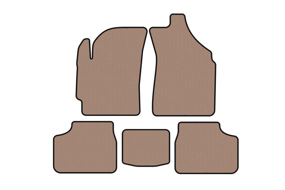Daewoo Matiz 1998–2008 Gummimåtter Carsuit (Beige) Image