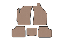 Daewoo Matiz 2009–2015 Gummimåtter Carsuit (Beige) foto 1
