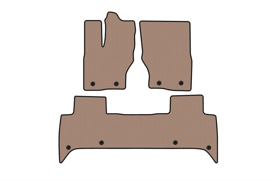 Land Rover Discovery V 2017– Gummimåtter Carsuit (5-sæders, beige) Image
