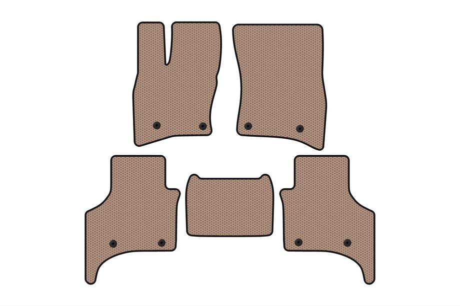 Land Rover Defender 2019– Gummimåtter Carsuit (5-dørs, beige) Image