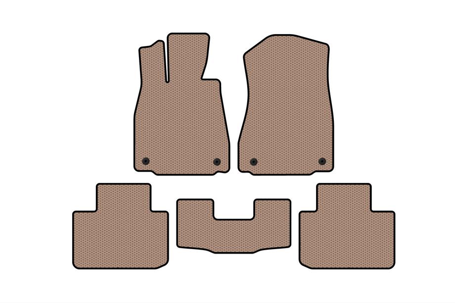 Lexus IS 2013– Gummimåtter Carsuit (2WD, beige) Image