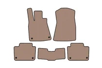Lexus GS 2005–2011 Gummimåtter Carsuit (SD, beige) foto 1