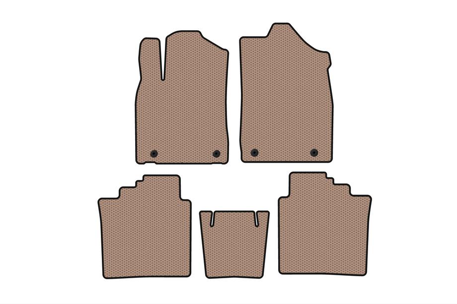 Lexus ES 2012–2018 Gummimåtter Carsuit (Beige) Image