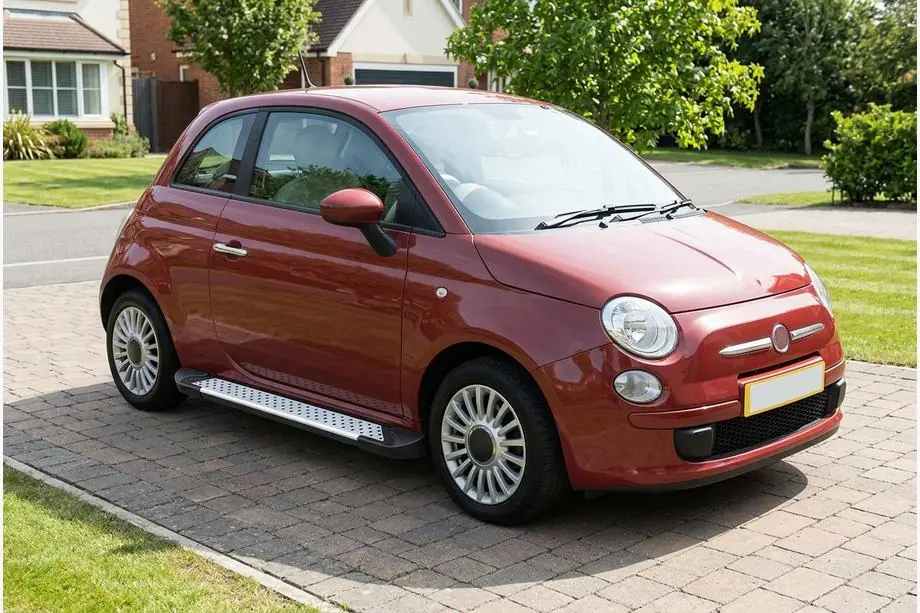 Fiat 500/500L 2013–2022 Sidetrin Allmond Grey (2 stk., aluminium) Image