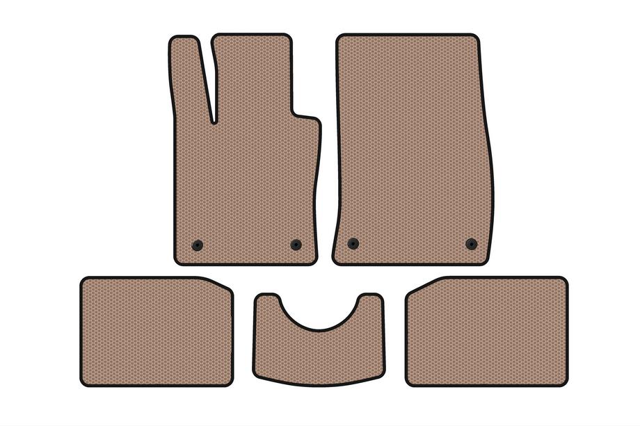 Mini Countryman R60 2010–2017 Gummimåtter Carsuit (SD-udstyrsniveau, beige) Foto 1