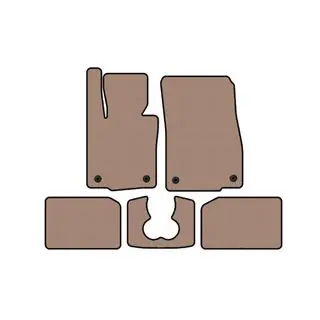Carsuit gummimåtter til S F55, 5-dørs, beige foto 1