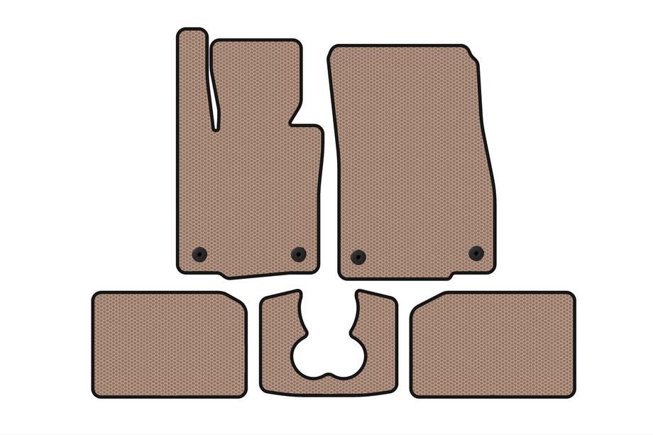 Mini Cooper F55/56/57 2014–2023 Carsuit gummimåtter til S F55, 5-dørs, beige Image