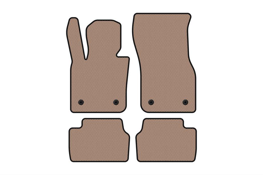 Mini Cooper F55/56/57 2014–2023 Carsuit gummimåtter (til F55, 5-dørs, beige) Image