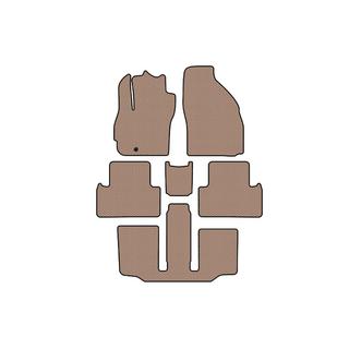 Gummimåtter Carsuit (3 rækker, 7-personers, beige) foto 1