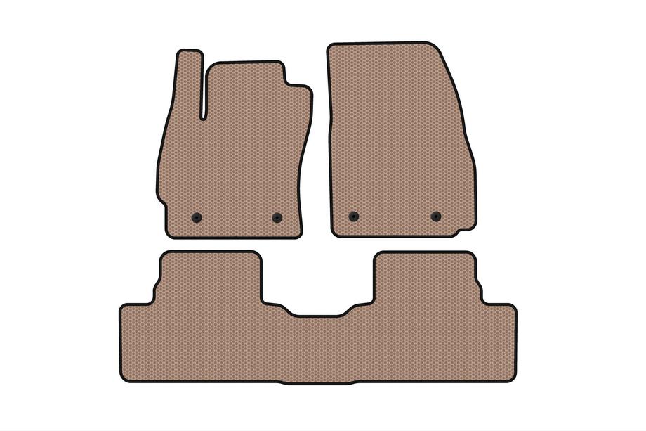 Mazda 5 2010–2018 Gummimåtter Carsuit (2 rækker, beige) Image