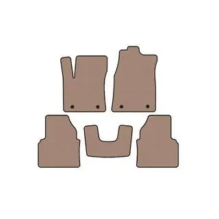 Gummimåtter Carsuit (Beige)