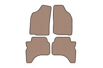 Mitsubishi L200 1996–2006 Gummimåtter Carsuit (Beige) foto 1