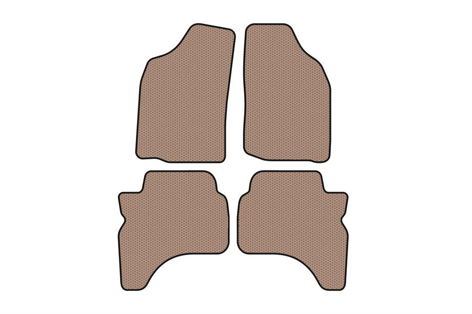 Mitsubishi L200 1996–2006 Gummimåtter Carsuit (Beige) Image