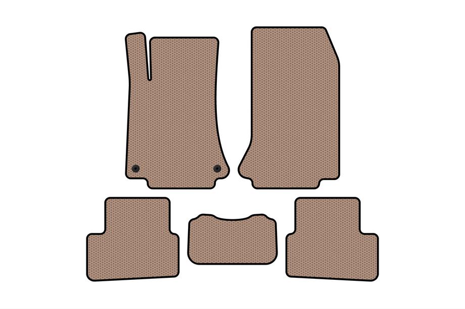 Smart 1998–2007 Gummimåtter Carsuit (2003-2007, Coupé, beige) Image