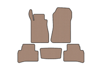Mercedes CLK W208 1997–2002 Gummimåtter Carsuit (Coupé, beige) foto 1