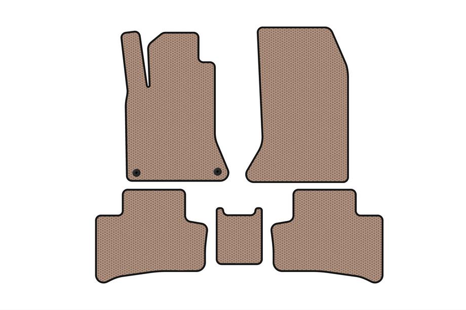Mercedes B-klasse W246 2011–2018 Gummimåtter Carsuit (2011-2015, Electro, beige) Image