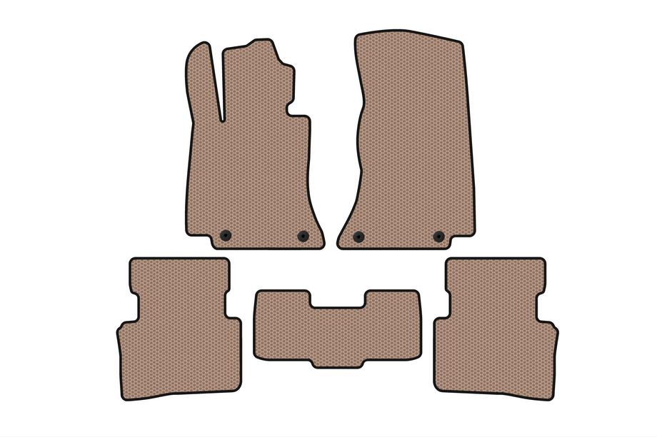 Mercedes C-klasse W206 2022– Gummimåtter Carsuit (SD, beige) Image