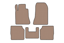 Mercedes S-class W140 1991–1998 Gummimåtter Carsuit (SD, lang akselafstand, beige) foto 1
