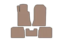 Mercedes E-klasse W124 1984–1997 Gummimåtter Carsuit (SD, beige) foto 1