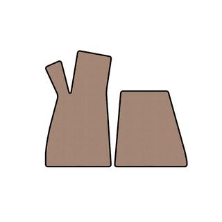 Gummimåtter Carsuit (Roadster, Beige) Smart 1998–2007 foto 1