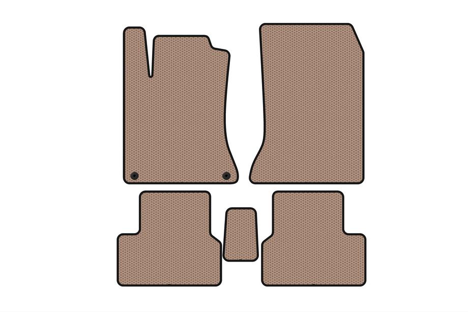 Mercedes B-klasse W246 2011–2018 Gummimåtter til kabinen Carsuit (2011-2014, Beige) Image