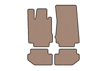 Mercedes CL-klasse C215 1999–2006 Gummimåtter Carsuit (Beige) foto 1