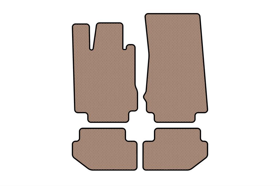 Mercedes CL-klasse C215 1999–2006 Gummimåtter Carsuit (Beige) Image
