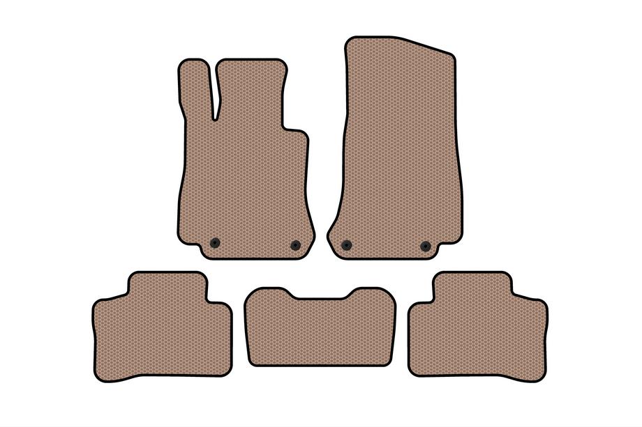 Mercedes GLC X253 2015–2022 Gummimåtter Carsuit (Beige) Image