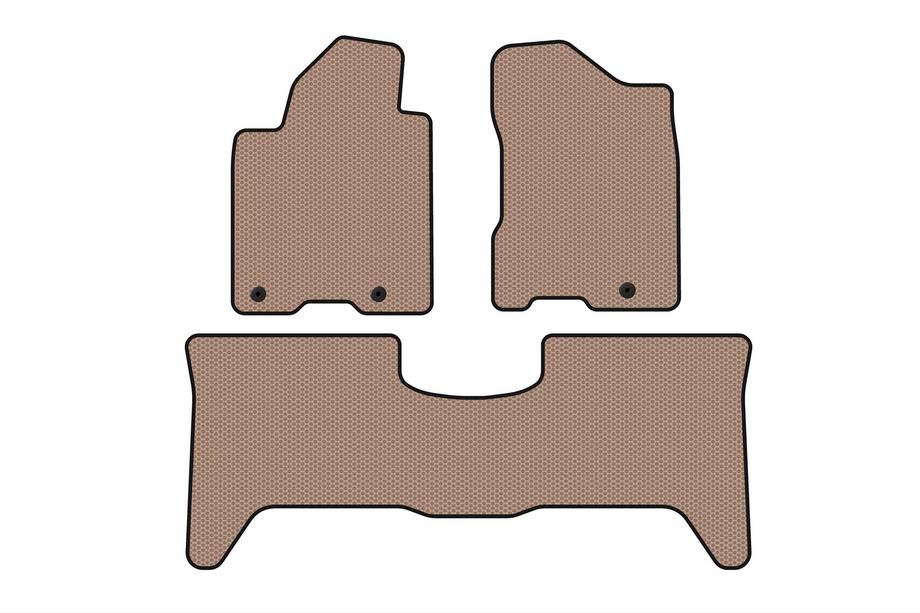 Nissan Armada 2003–2015 Carsuit gummimåtter til kabinen (2 rækker, 2003-2008, Beige) Image