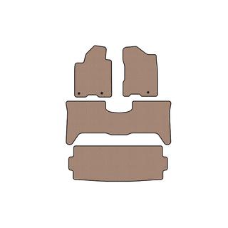 Carsuit gummimåtter til kabine (3 rækker, 2003-2008, beige) Nissan Armada 2003–2015 foto 1