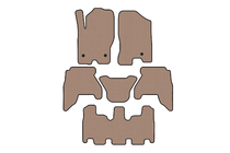 Nissan Pathfinder R51 2005–2014 Gummimåtter Carsuit V1 (3 rækker, beige, 2010-2014) foto 1