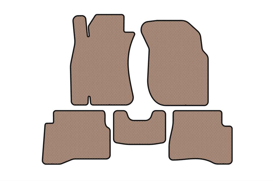 Nissan Almera N16 2000–2006 Gummimåtter Carsuit (SD, beige) Image