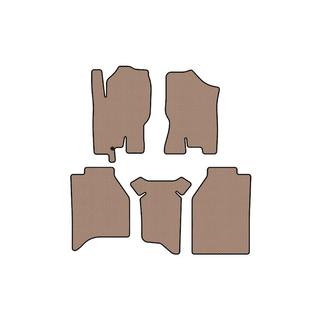 Carsuit gummimåtter til kabine (uden opbevaringsbokse, beige) foto 1