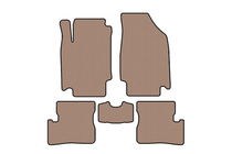 Nissan Micra K12 2003–2010 Gummimåtter Carsuit (HB, beige) foto 1