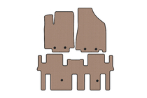 Nissan Pathfinder R52 2012–2021 Gummimåtter Carsuit (2 rækker, beige) foto 1