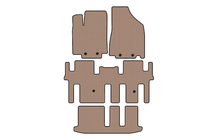 Nissan Pathfinder R52 2012–2021 Carsuit gummimåtter til kabine (3 rækker, beige) foto 1