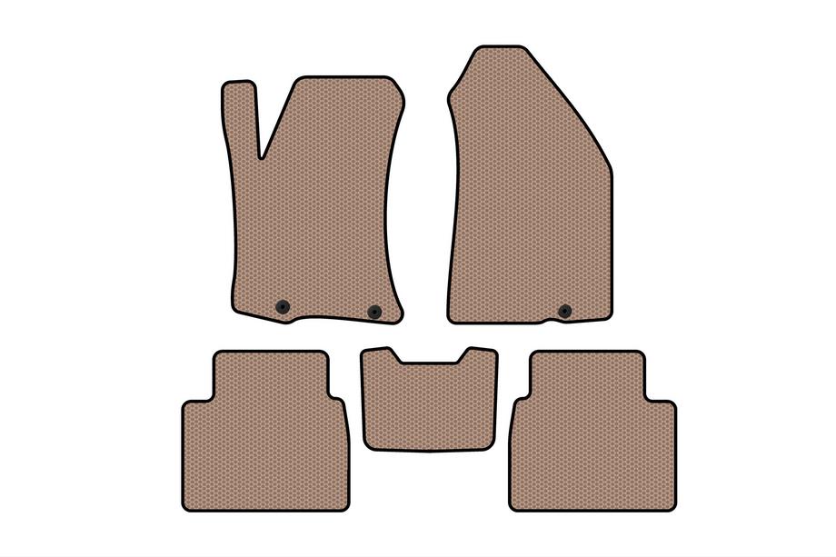 Nissan Altima 2012–2018 Gummimåtter Carsuit (SD, beige) Image