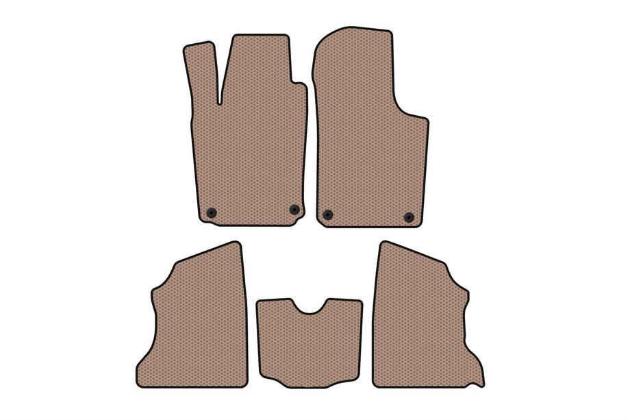 Opel Combo 2002–2012 Gummimåtter Carsuit (Beige) Image