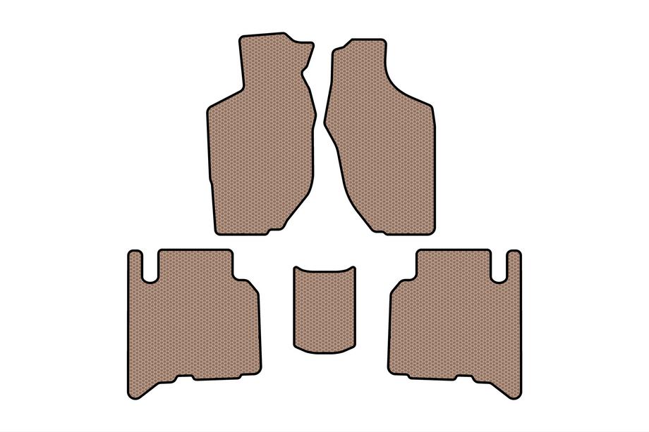 Opel Frontera 1998–2003 Gummimåtter Carsuit (5-dørs, beige) Foto 1