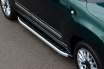 Fiat 500/500L 2013–2022 Sidetrin Fullmond (2 stk., aluminium) foto 2