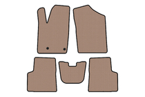 Peugeot Partner 1996–2008 Gummimåtter Carsuit (Beige) foto 1