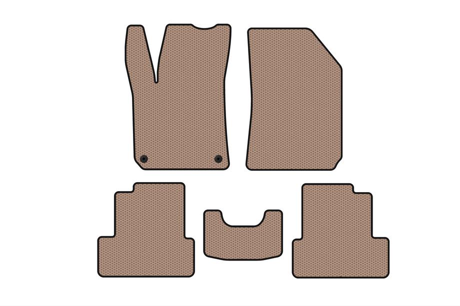 Peugeot 308 2014–2021 Gummimåtter Carsuit (beige, HB) Image