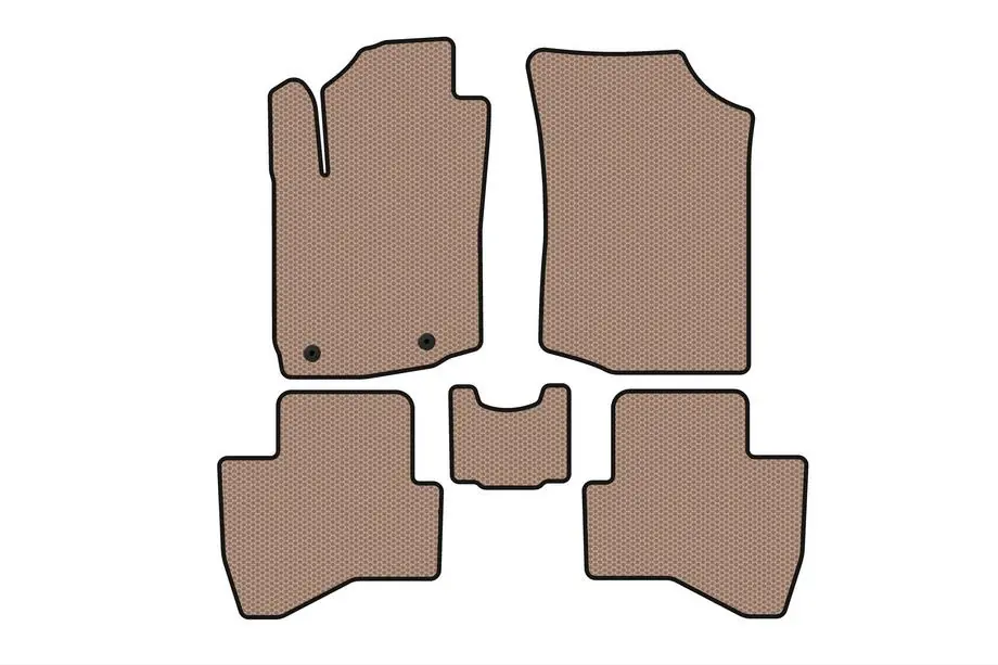 Peugeot 108 2014–2021 Gummimåtter Carsuit (HB, beige) Image