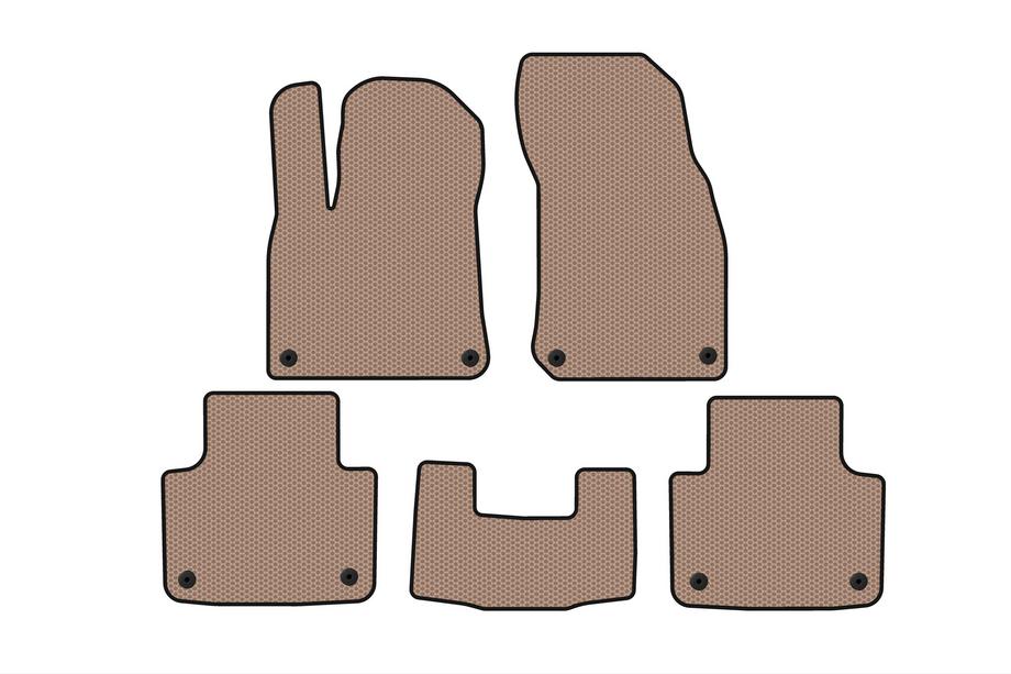 Porsche Cayenne 2018– Gummimåtter Carsuit (Beige) Image