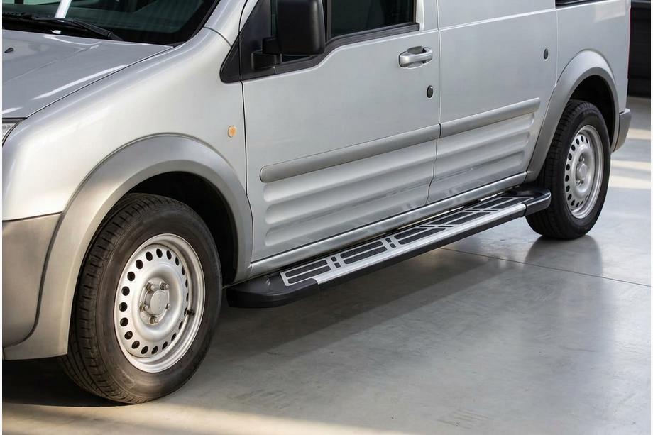 Ford Connect 2002–2006 Sunrise sidetrin (2 stk., aluminium) Image