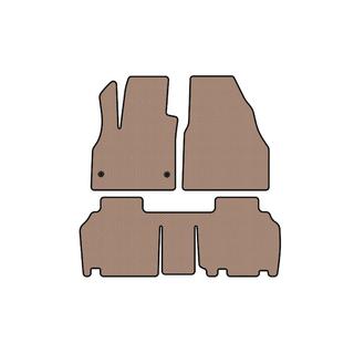 Gummimåtter Carsuit (2 rækker, 5-dørs/7-sæders, beige) Renault Kangoo 2008–2020 foto 1