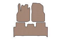 Renault Scenic/Grand 2003–2009 Gummimåtter Carsuit (2 rækker, beige) foto 1